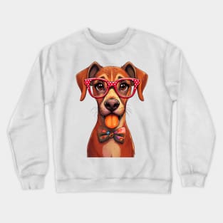 RidgeBack With Red Glasses Crewneck Sweatshirt